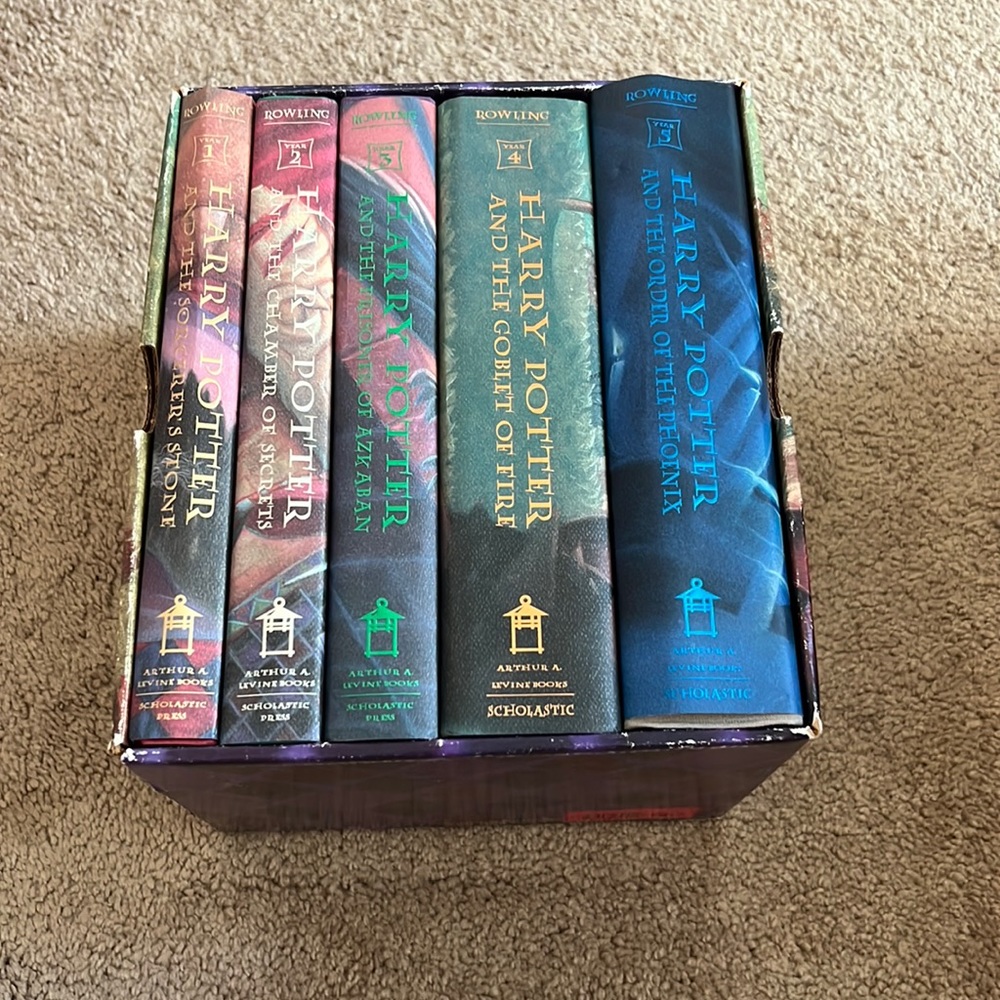 Harry Potter Hardcover Books 1-5 Box Set